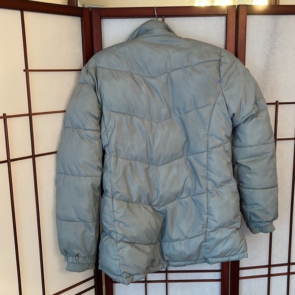 Justice Girl’s Coat in EUC CL 16/18 Nlue and Fleece Lined - Picture 4 of 6